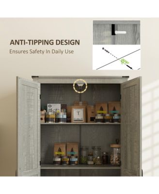 72" Farmhouse Pantry Cabinet, Kitchen Pantry Cabinet