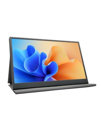 15.6" Portable Full HD 1080p Monitor With USB C Connection For Presentations and Screen Expansion