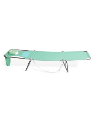 Ladies Comfort Lounger, Portable Beach Camping Pool Tanning Chair, Teal