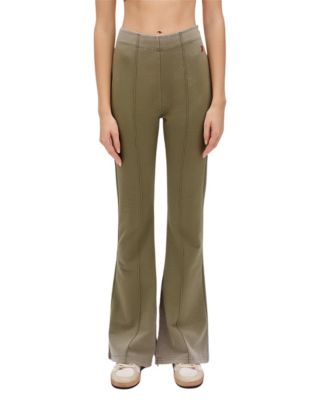 Women's Acid-Washed Flare Sweatpants