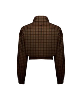 Women's Parachute Cropped Polyester Sweatshirt