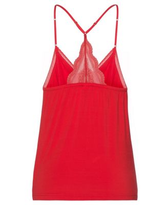 Women's Lace Back Pajama Top