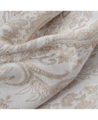 Bridgeport Jacquard High Quality Light Filtering Grommet Curtain Panel 54" x 90" Taupe