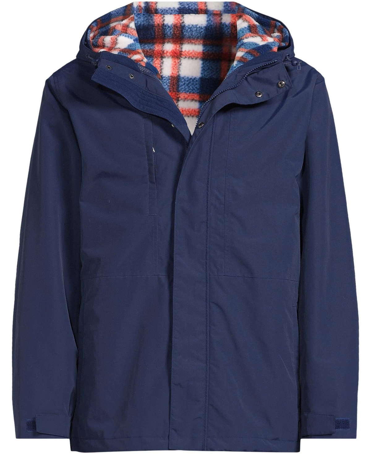 Lands' End Big & Tall Squall 3 1 High Pile Lined Jacket