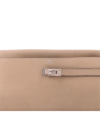 Pre-Owned HERMES Long Kelly Wallet Epsom