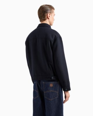 Men's Wool-Blend Shirt Jacket