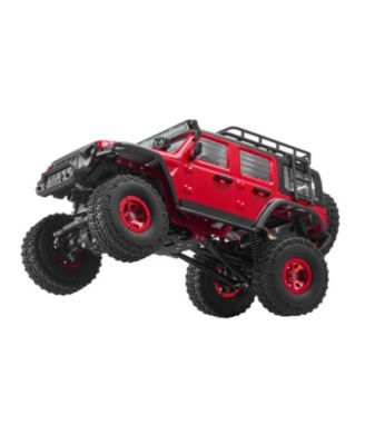 RC Car 1:24, 4WD Off-Road Truck with Lights, Extra Shell & 2 Batteries, 2-Speed Hobby Racing Toy for Boys Girls 14