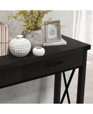 Console Table with Storage Industrial Drawers-43 Entryway, Narrow Long Sofa Living Room, Couch, Hallway, Foyer, Kitchen Counter