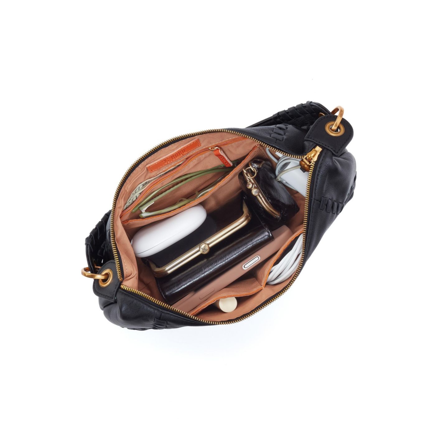Женская сумка HOBO Opal Mini Shoulder, цвет: Чёрный — фото 3