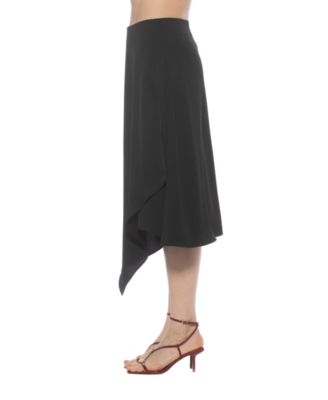 Women's Jess Asymmetric Midi Skirt