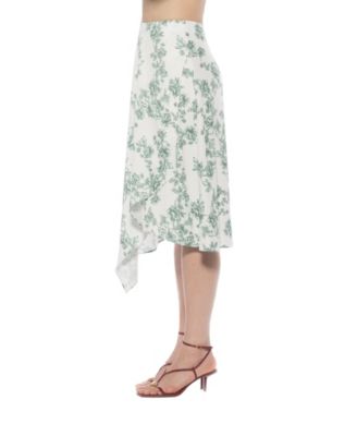 Women's Jess Asymmetric Midi Skirt