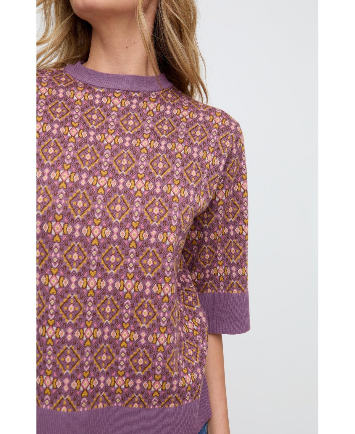 Raffya Women's Daffodil Slouchy Knitted T-shirt