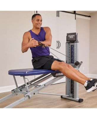 Evolve Home Fitness Full Body Workout Exercise Equipment Machine, Blue