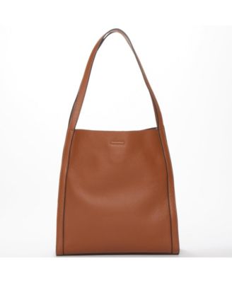 Pebbled Leather Work Tote, Everyday Pebble Leather Shoulder Bag