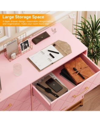 8-Drawer Dresser for Bedroom, Tall Chest with Soft-Close Glides, Metal Hardware, Anti-Tip Kit, Space-Saving Storage Organizer, 36.2" H