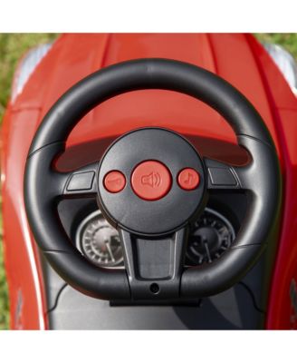 Ride on Sliding Car w/ Horn Music Working Lights Storage No Power