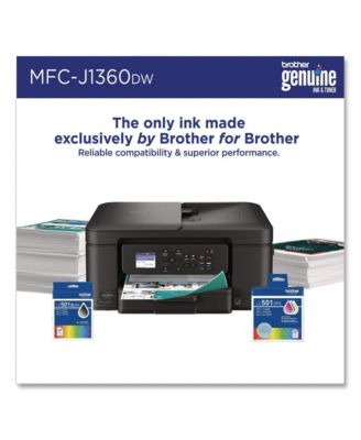 MFCJ1360DW Work Smart 1360 Copy/Print/Scan Wireless Color Inkjet AIO Printer
