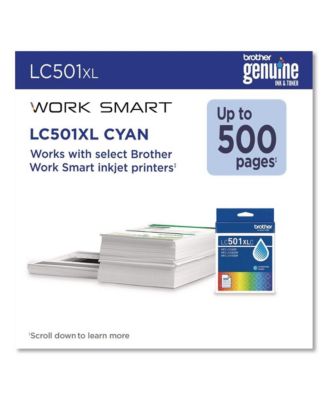 LC501XLCS 500 Page-Yield High-Yield Ink - Cyan