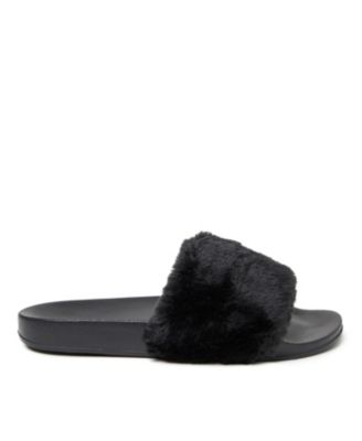 Women's Faux Shearling Slide Sandal
