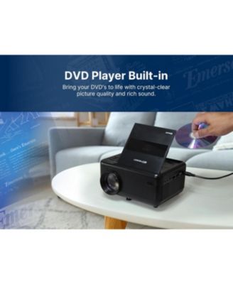 EVP-2501C 150" Home Theater LCD Projector Combo with Built-In DVD Player and Screen