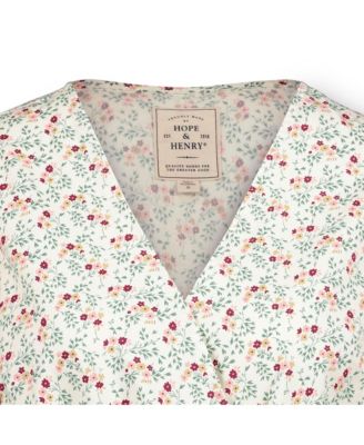 Women's Puff Sleeve Wrap Top