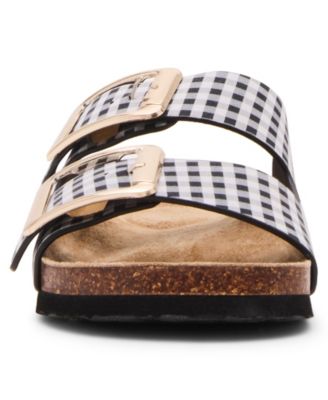 Bodie Buckle Footbed Slide Sandals