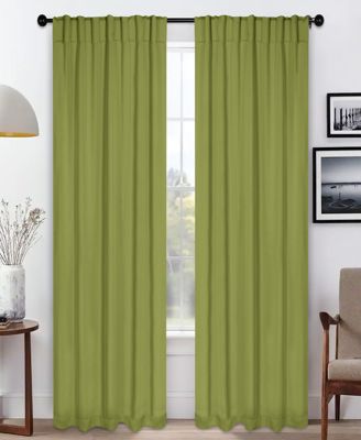 Solid Classic Modern Blackout Curtain Set ,42" x 108" (Set of 2)