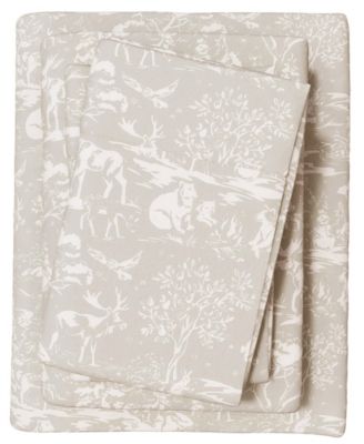 Ultra-Soft Turkish Cotton Flannel Holiday Print Sheet Set