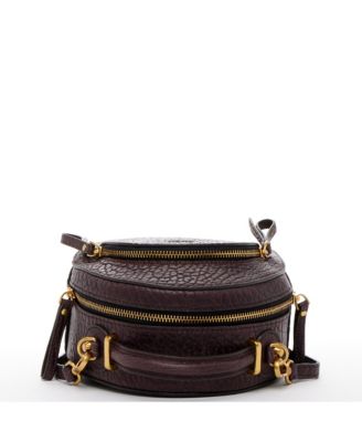 Small Leather Mini Backpack Purse with Convertible Crossbody Straps