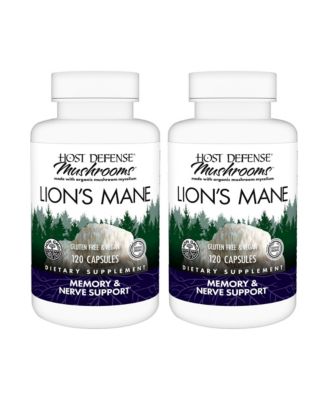 Lion's Mane Capsules, 240 ct (Pack of Two 120 ct Units)