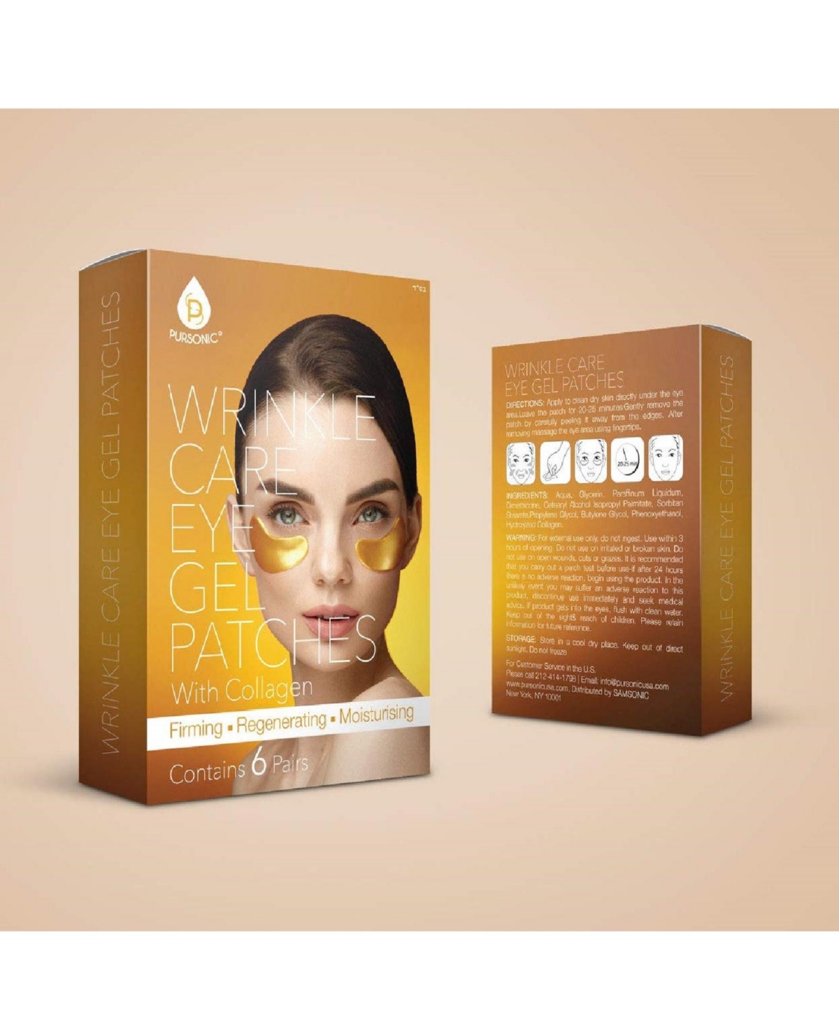 Pursonic Wrinkle Care Eye Gel Patches
