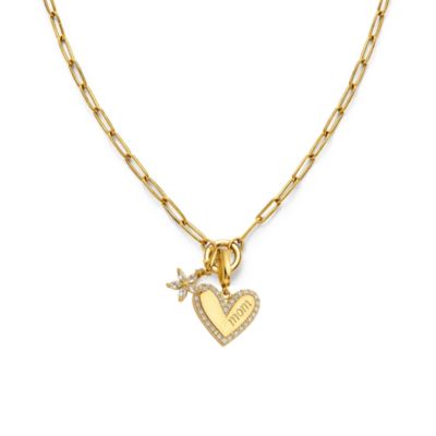 Bloom MOM Heart Necklace