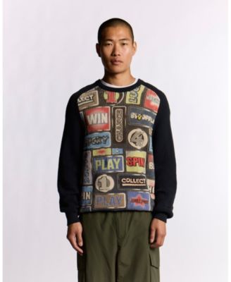 Men's Fruit Machine Graphic Crew Neck Jumper