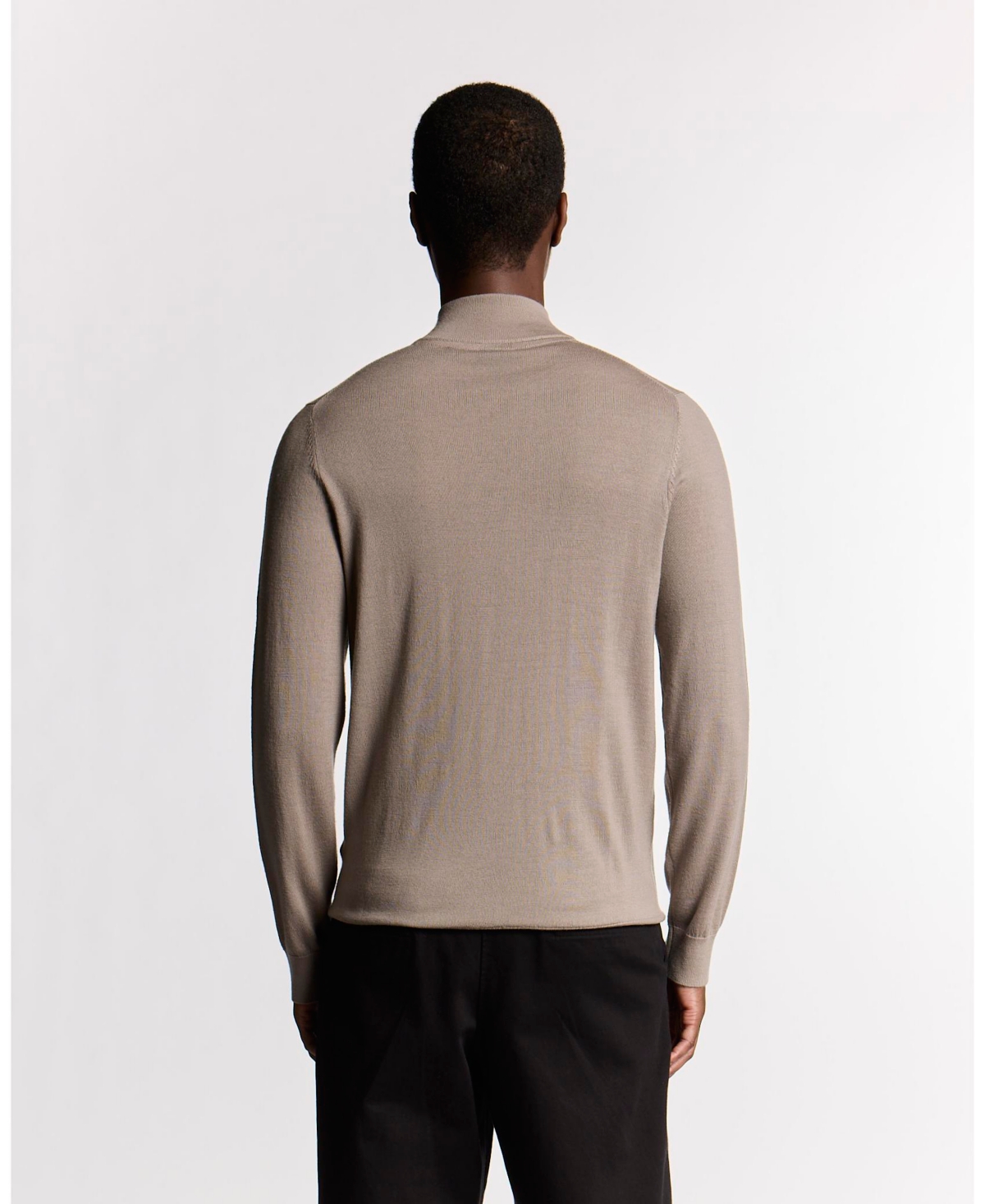Lyle & Scott Men's Eagle Merino Quarter Zip Sweater