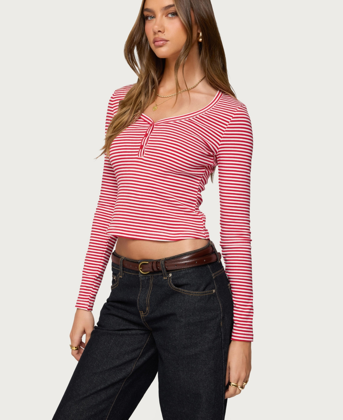 Edikted Women's Jocelyn striped top