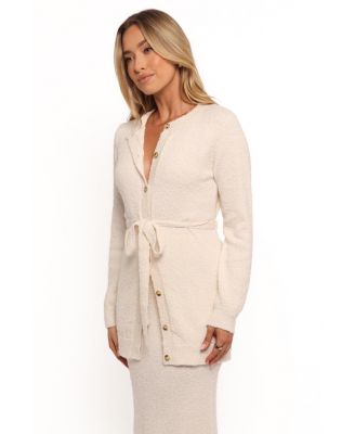 Women's Charmelle Boucle Knit Cardigan Top