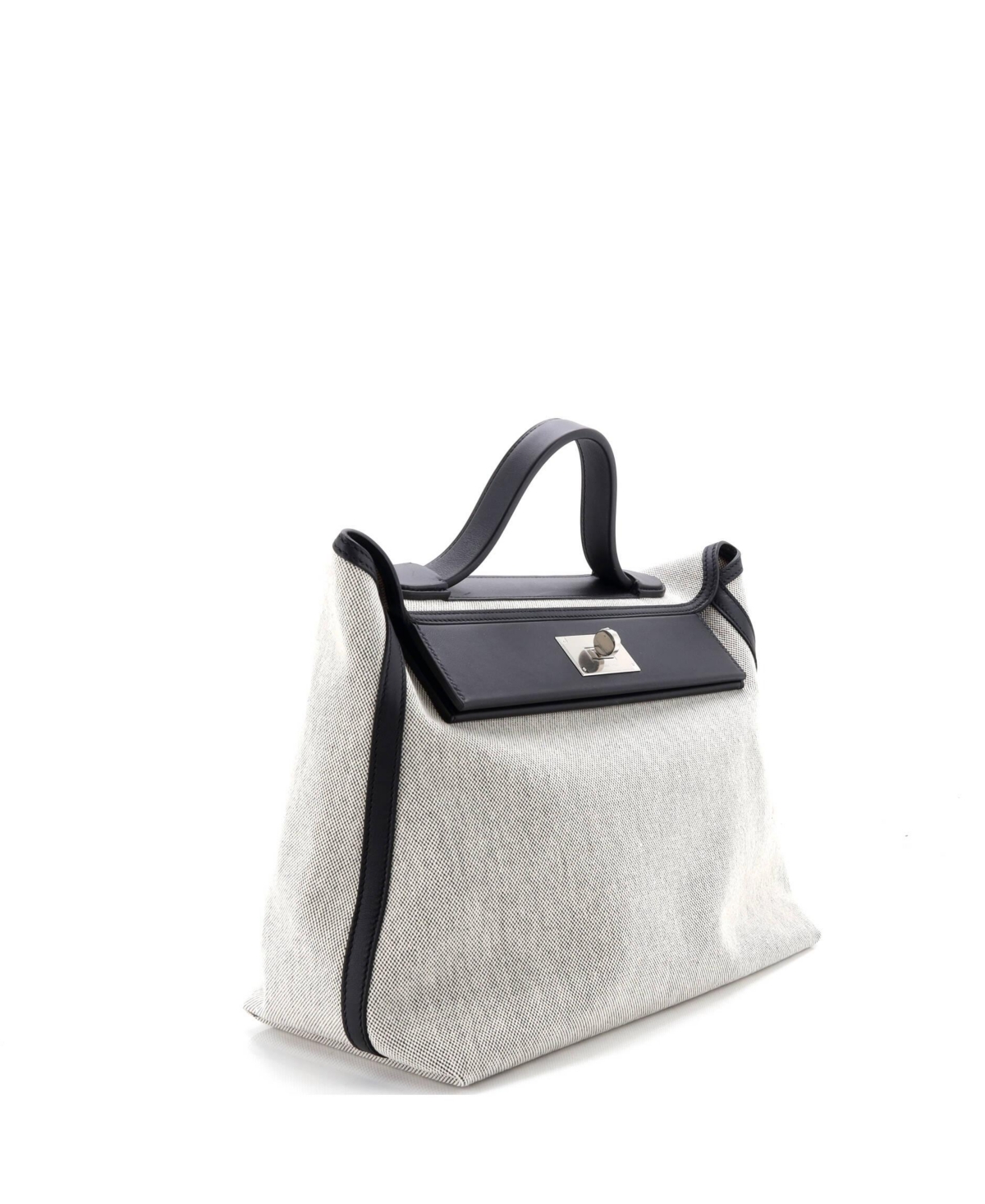 Pre-Owned HERMES 35 24/24 Bag Canvas and Swift