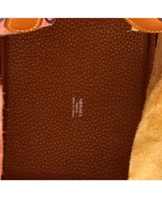 Pre-Owned HERMES PM Picotin Lock Bag Bicolor Clemence