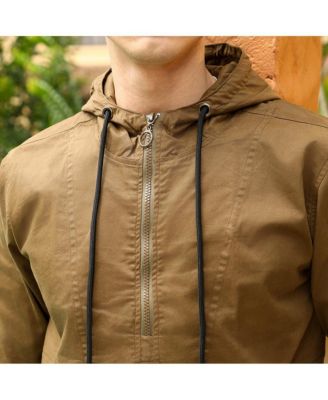 Men's Olive Brown Utility-Hike Jacket