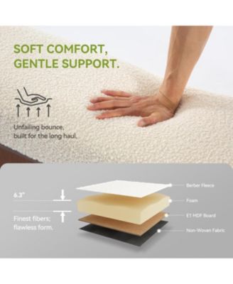 47-in Shoe Bench with Cushion, Modern Entryway Bench, Rectangle End of Bed Bench