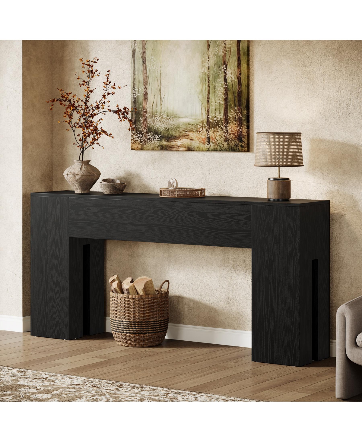 Tribesigns 71-Inch Long Console Table for Entryway, Farmhouse Sofa Behind Couch