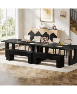 47" Farmhouse Wooden Bench – Perfect for entryway, dining room, hallway, or bedroom. Easy assembly