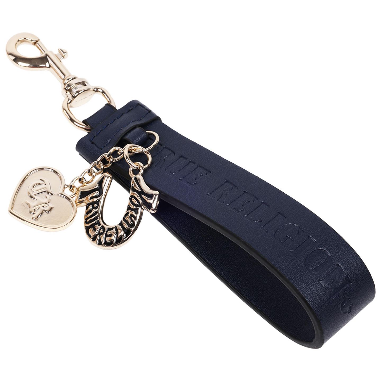 Женский брелок True Religion Bag Charm Keychain, цвет: Тёмно-синий — фото 3