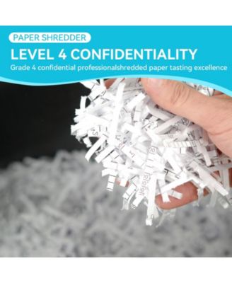 15-Sheet Cross Cut Paper Shredder, 4.76 Gallon Heavy Duty Ultra Quiet Shredder