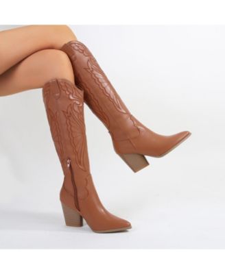 Women's Anamaria Knee High Embroidered Western Boots