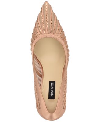 Women's Feresah Embellished Mesh Stiletto Dress Pumps