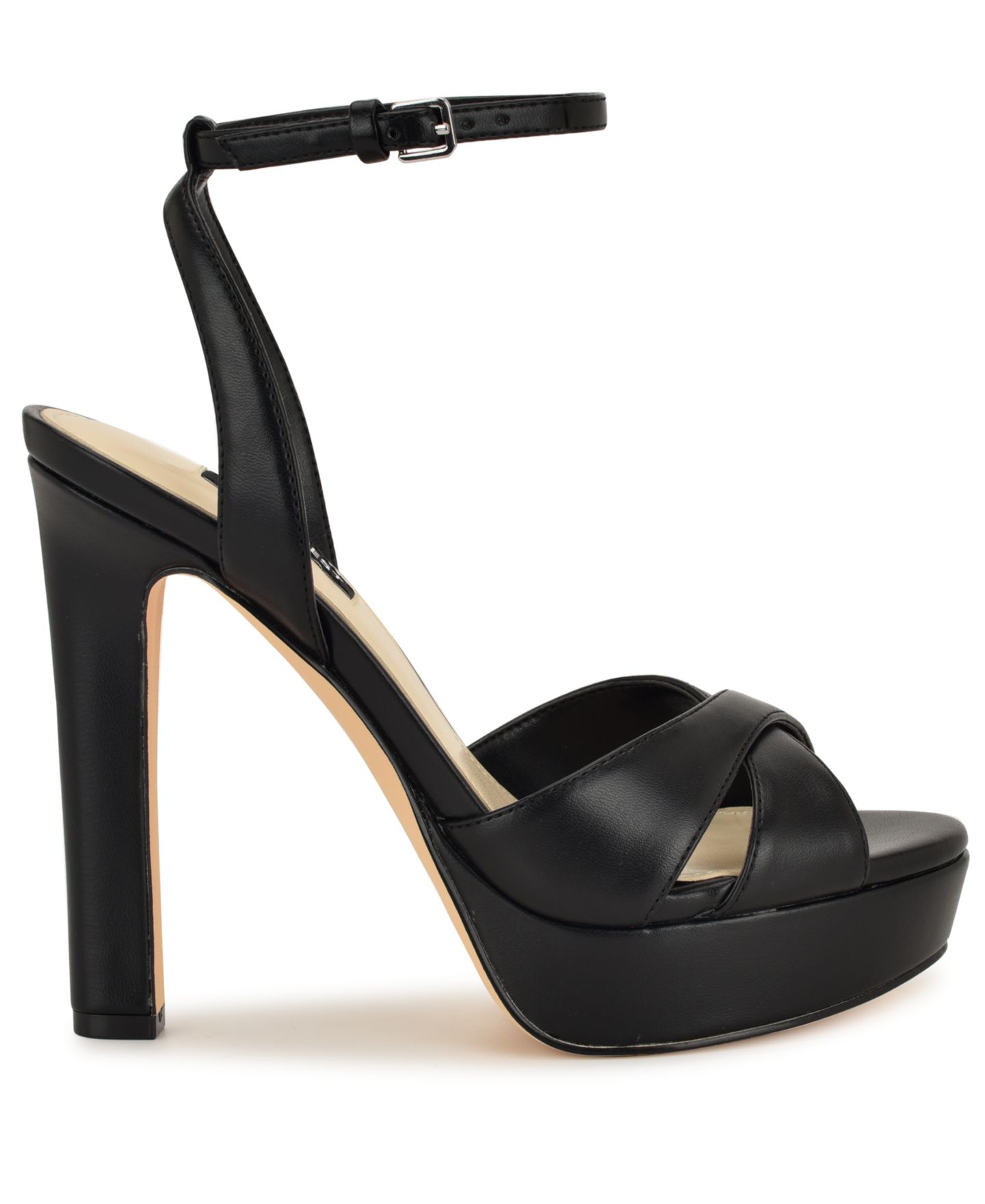 Женские сандалии Nine West Wilda Criss-Cross High Stiletto Platform, цвет: Чёрный — фото 2