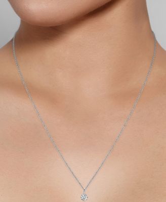 Diamond Pendant Necklace (3/4 ct. t.w.) in 14k White Gold