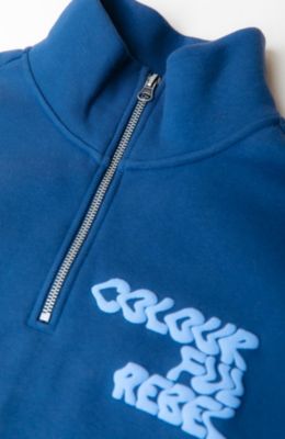Women's Uni Logo Wave Relaxed Zip Sweat