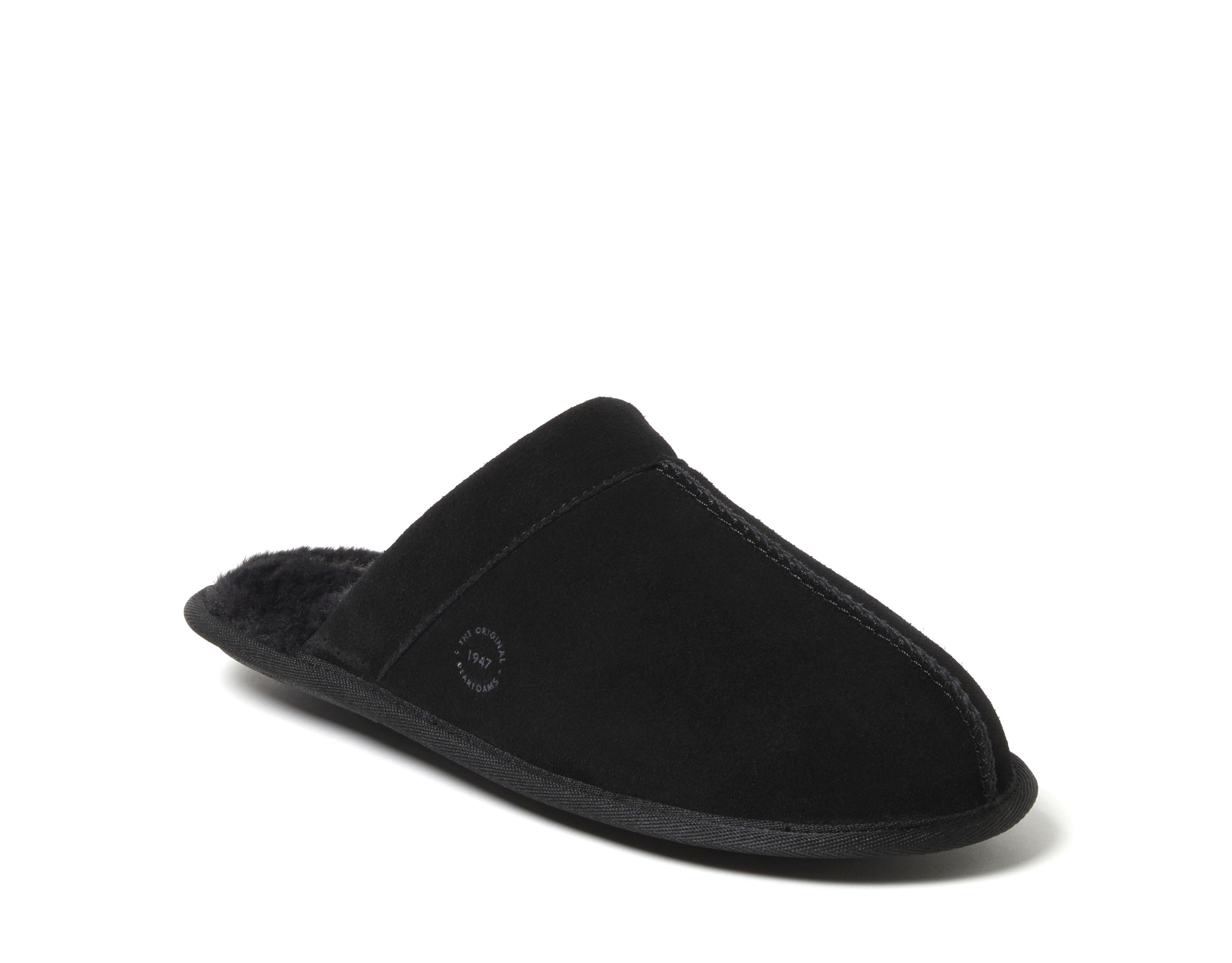 Dearfoams Men's Kirk Genuine Suede Scuff House Slipper